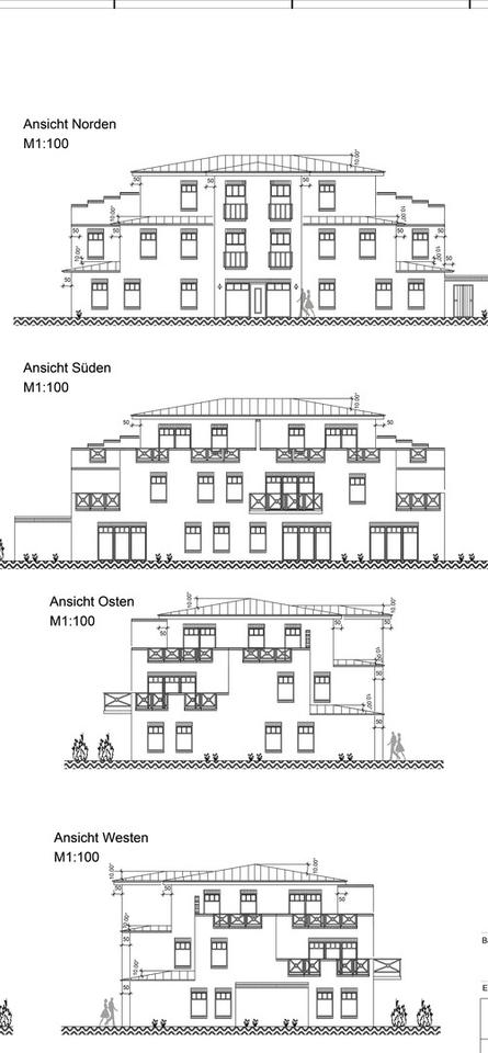 Ostfriesland Norden nahe Norddeich Wohnung in 8-Parteienhaus Neubau KFW – Bild 2