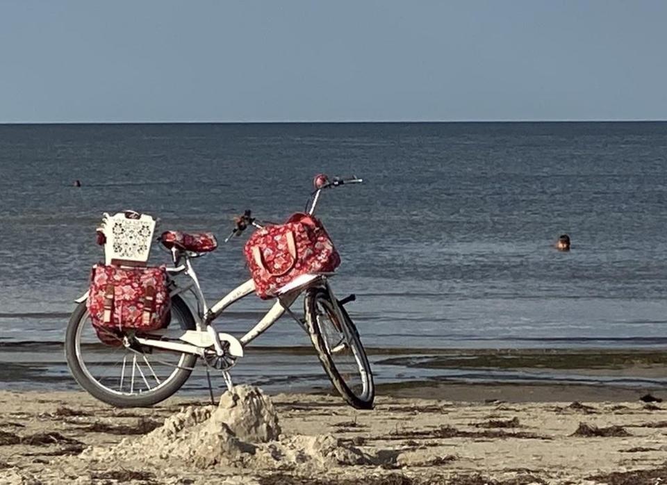 Dachgeschosswohnung in Strandnähe mit Strandkorb