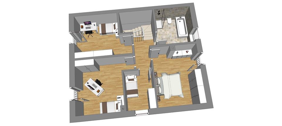 Doppelhaushälfte,KFW 40,Zinsgünstiges KFW Darlehen,PV-Anlage mit Speicher. – Bild 4