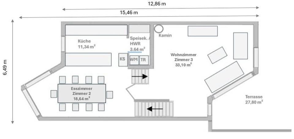 Split-Level-Haus mit unverbaubarem 180° Blick auf die Königsteiner Burg – Bild 22