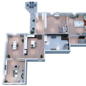 Attraktive Wohnung im Landhausstil in einem liebenswerten 3-Familienhaus, Veranda, Gartenanteile