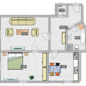 Schöne renovierte 2-Zi-Altbauwohnung und EBK in Bogen Zentrum