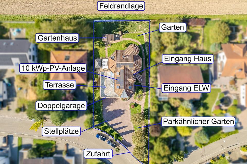 Zentrumsnah & dennoch am Feldrand - exklusive Villa in Eppingen – Bild 29