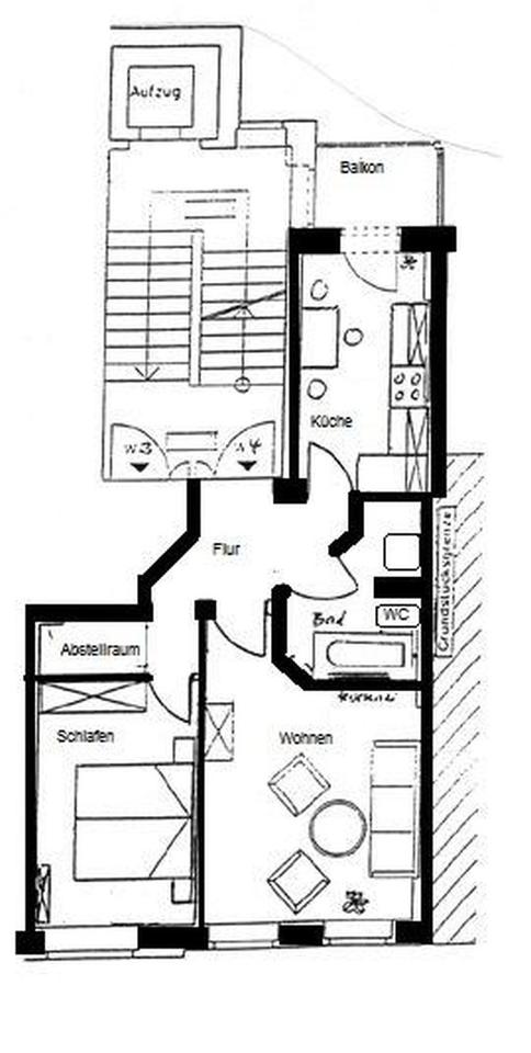 ab sofort, Sonderpreis: sehr schöne, voll möblierte 2-Zi DG-Whg, Luxus- EBK, Balkon – Bild 16