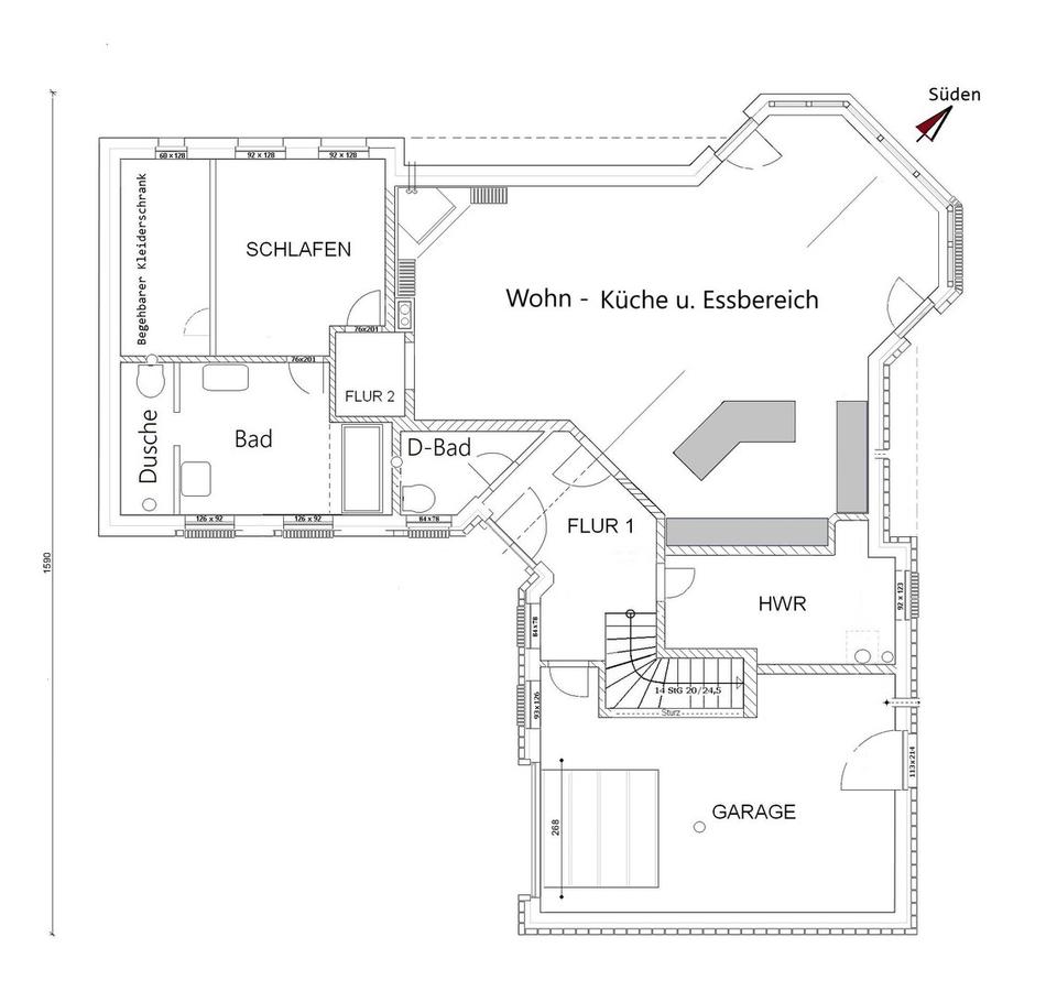 Haus am See, Architektenhaus im Landhausstil – Bild 35