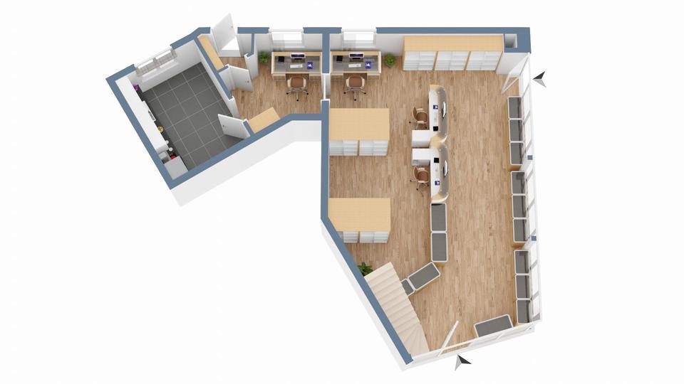 115 m² Ladenlokal (ehem. Apotheke) im EG + 87 m² Lager im Keller – Bild 19