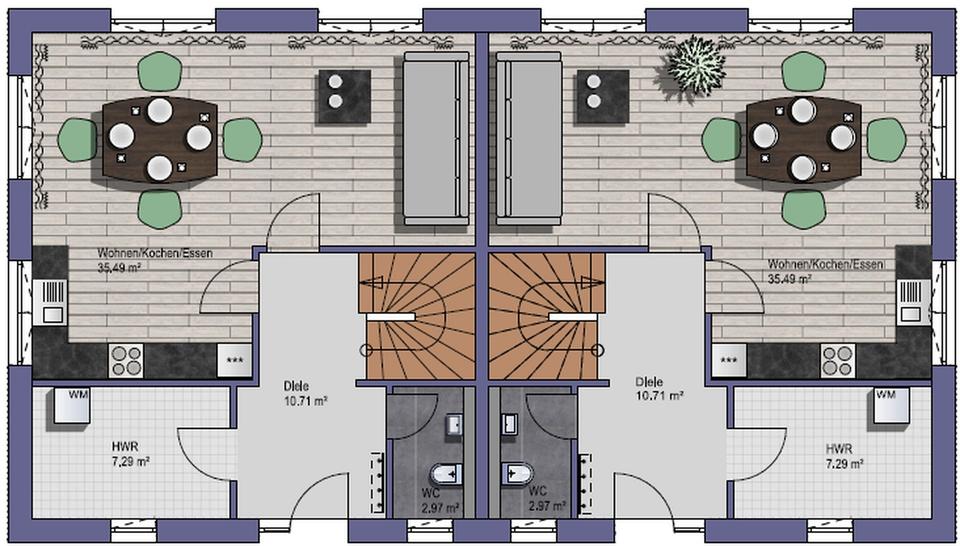 Moderne KfW-40-Doppelhaushälfte in ruhiger Lage von Bremerhaven-Wulsdorf – Bild 7