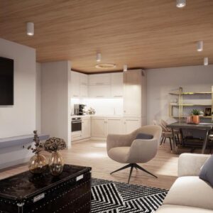 Citywohnen Murrgärten - Haus 4/3 - EG - Wohnung 01 mit 15m² Terrasse und 72m² Gartenanteil