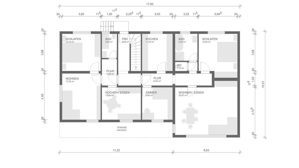 Mehr- oder Einfamilienhaus in absolut ruhiger Lage - Ursenwang – Bild 17