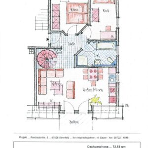 Neuwertige Exclusive/Moderne/Helle Maisonettwohnung 4 Zimmer im Neubaugebiet Sennfeld/Rempertshag