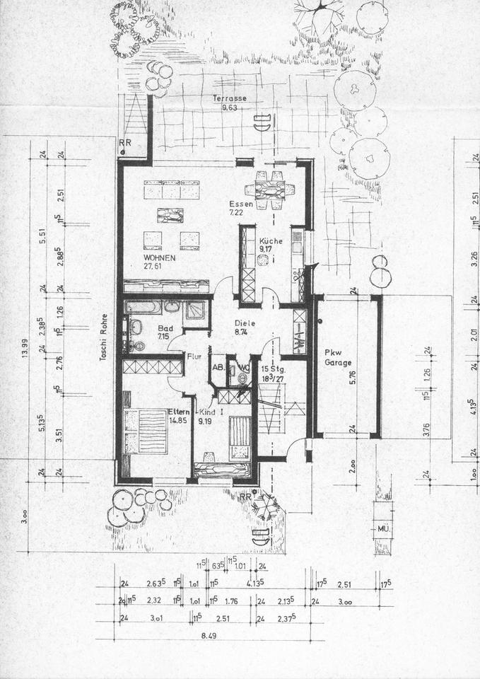 2 Familienhaus in Herten mit wunderschönen Garten – Bild 8