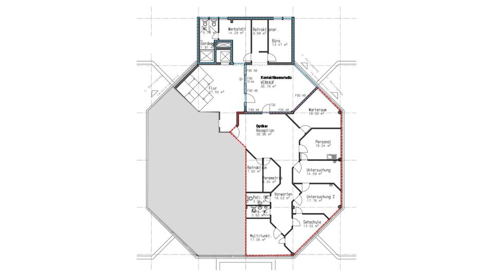 Büro- / Praxisflächen im Technischen Rathaus Dinslaken | Teilbar ab 81 m² | Kostenfreie Parkplätze – Bild 7