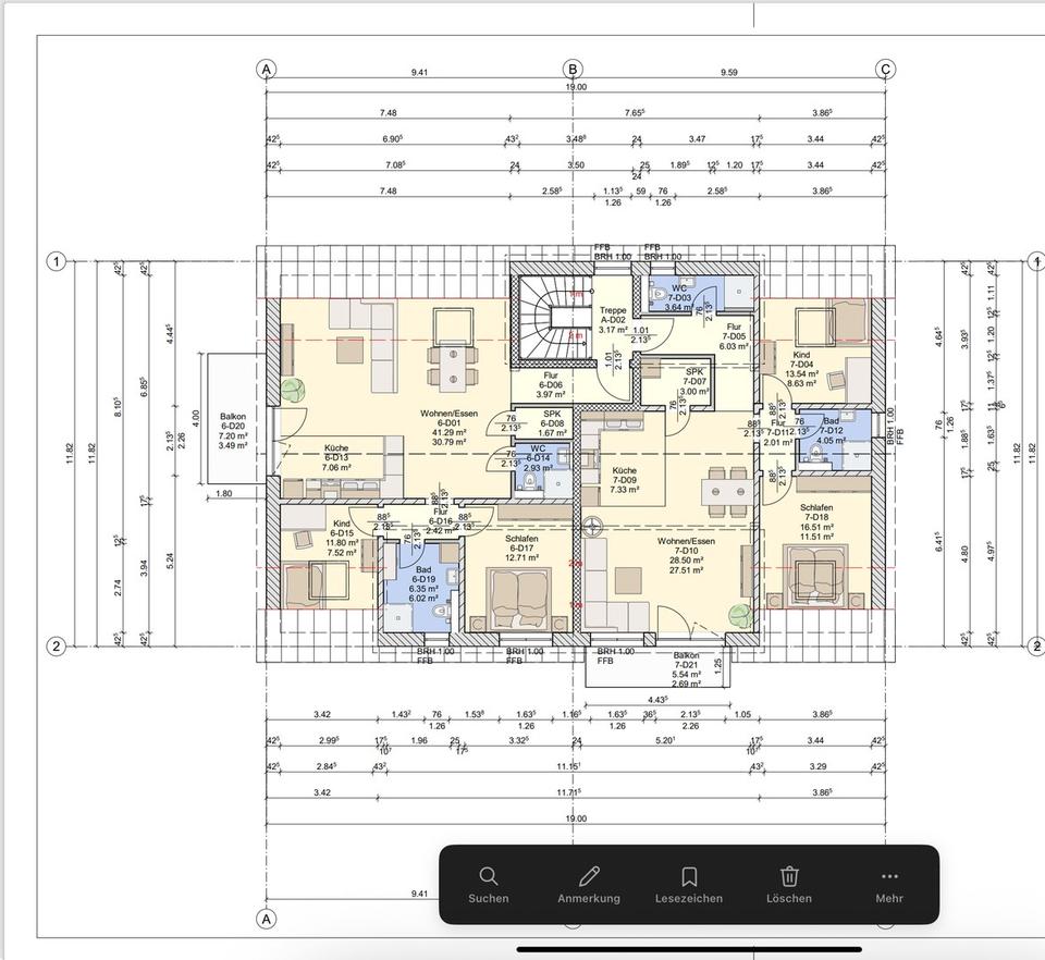 3-Zimmer Dachgeschoss Wohnung in energieeffizientem KFW55 Haus – Bild 30