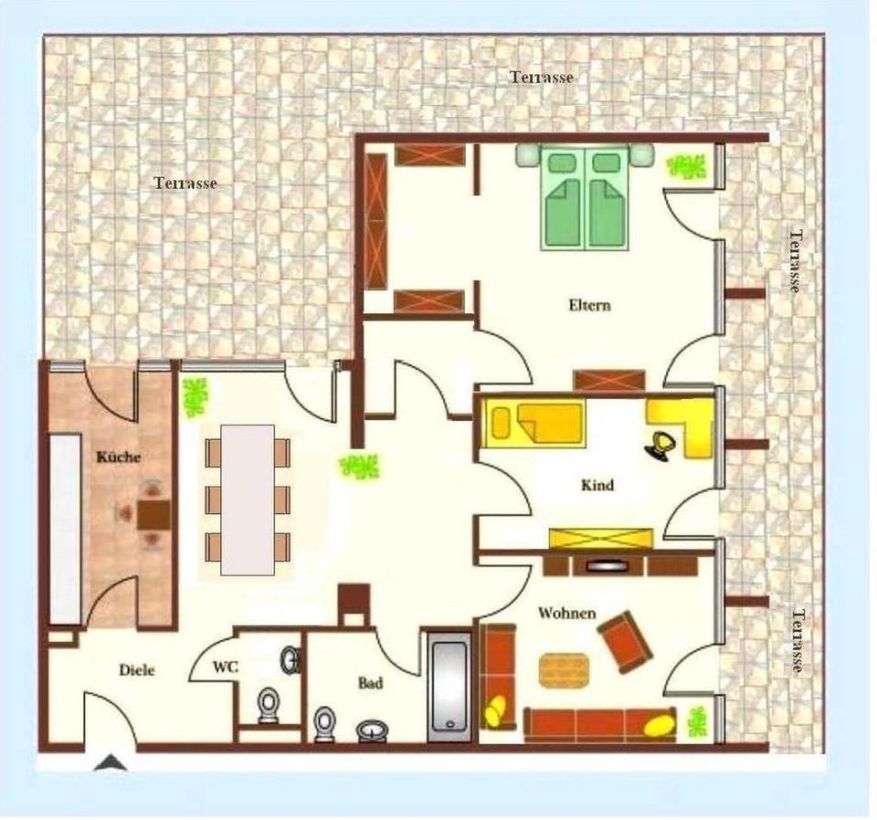 *3,5 Zimmerwohnung in Karlsruhe mit großer 200m² Sonnenterrasse* – Bild 15