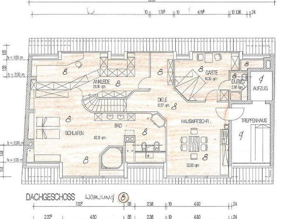 Von Privat * Einmalige Gelegenheit * Stilvolle exklusive Wohnung 170qm auf 2 Etagen – Bild 11