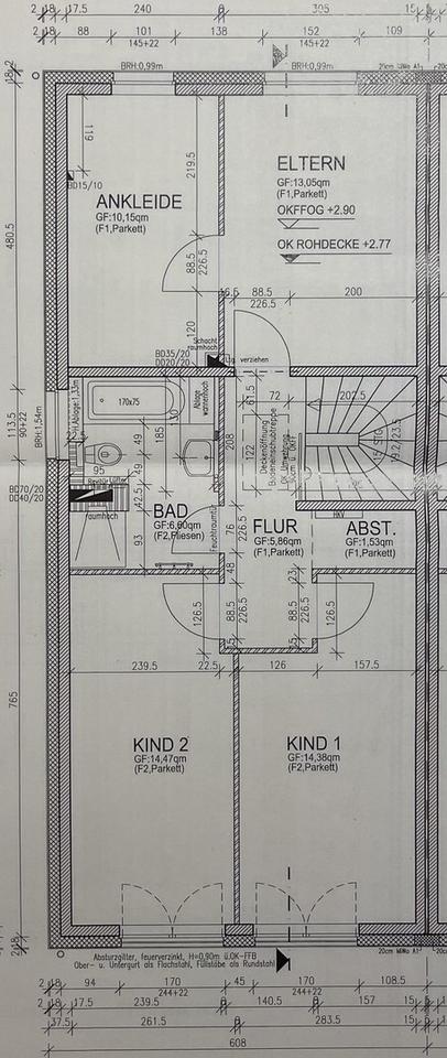 140qm Neubau-Doppelhaushälfte mit 6 Zimmern inkl. EBK, Parkett, elek. Rollläden, Zaun, 2 Pkw-Plätze – Bild 22