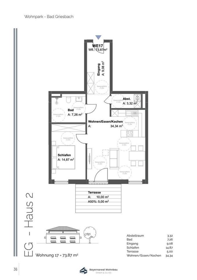 Ideal für Paare 50+ - 2-Zi Wohnung m. Garten - KFW 40 NH – Bild 19