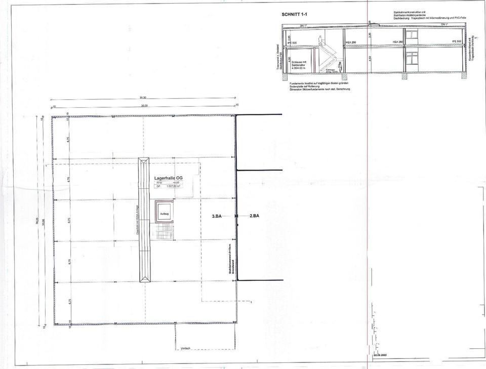 Moderne Lagerhalle, Bj.2004,2000m², 2- geschossig mit Aufzug, Rolltor und Schleuse für Be-Entladung – Bild 28