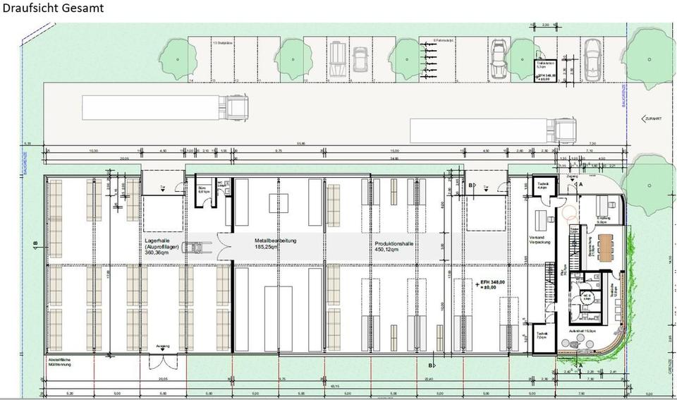 Büro 200m² und Produktionsflächen 640m² in modernem Architektur Neubau – Bild 19