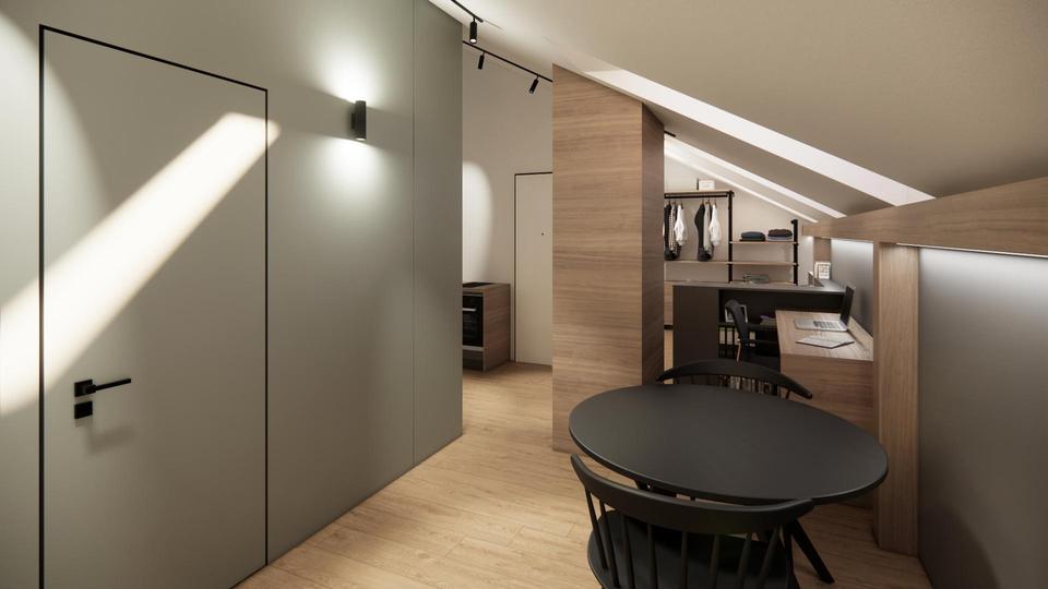 Eichstätt: Möbliertes Studentenapartment im sanierten Dachgeschoss – nur für Studierende, Uninähe – Bild 4