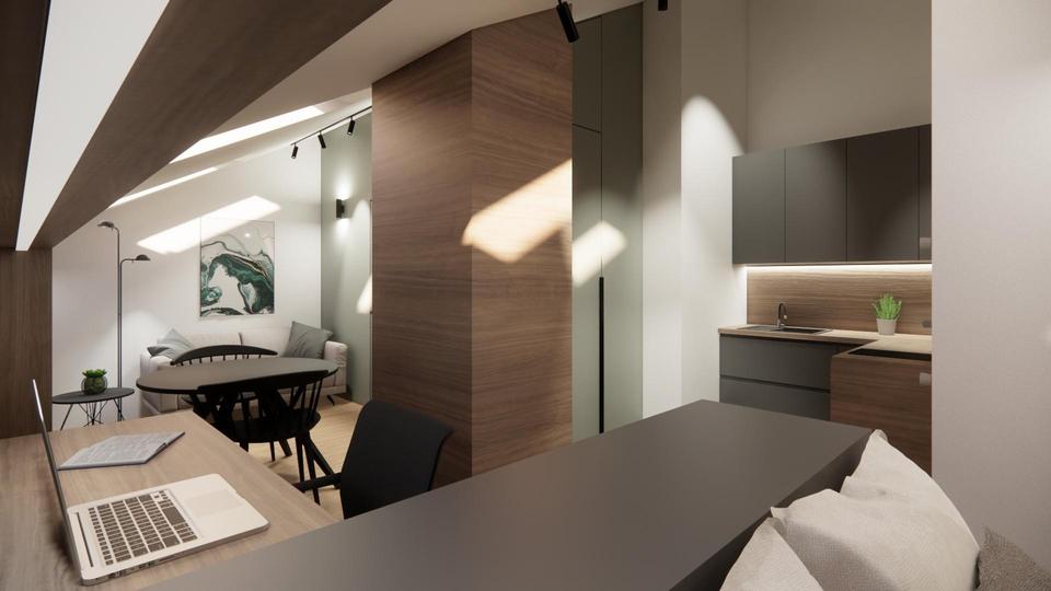 Eichstätt: Möbliertes Studentenapartment im sanierten Dachgeschoss – nur für Studierende, Uninähe – Bild 3