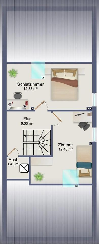 Großzügige 4,5-Zi.-Maisonette in Ergenzingen – Balkon, TG-Stellplatz & Wohnen auf 2 Ebenen – Bild 19