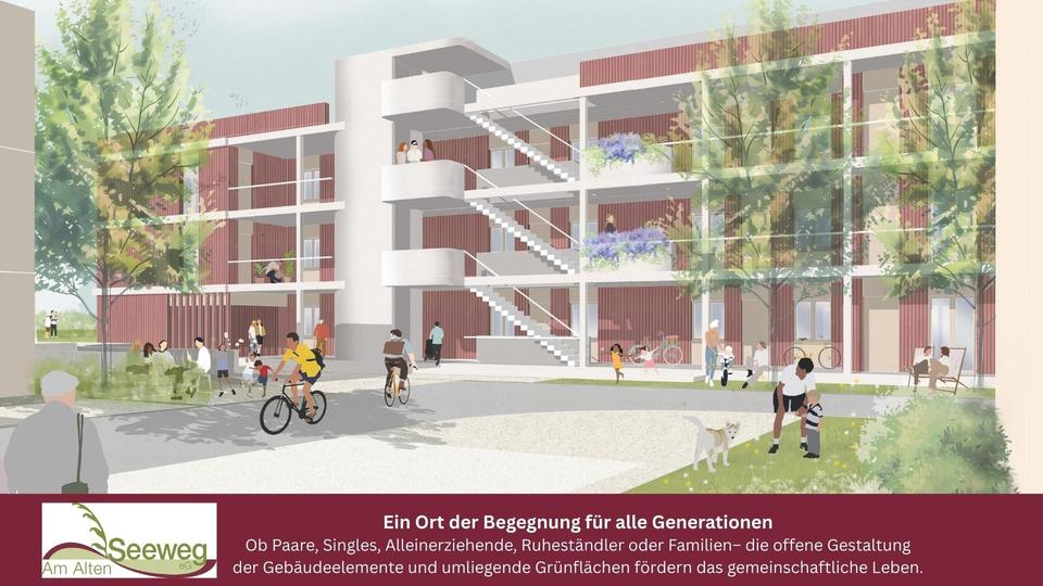 Op'n Holm - 3-Zimmer - Süd-West-Terasse - private Wohngenossenschaft – Bild 3