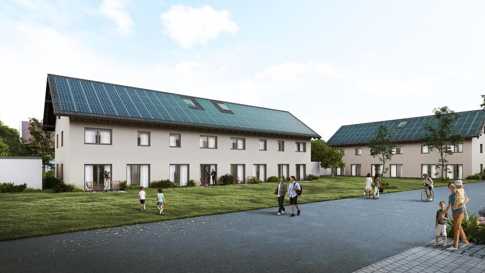 Neubau KFW 40-QNG Plus Reihenmittelhaus mit Ausbaureserve – Bild 3