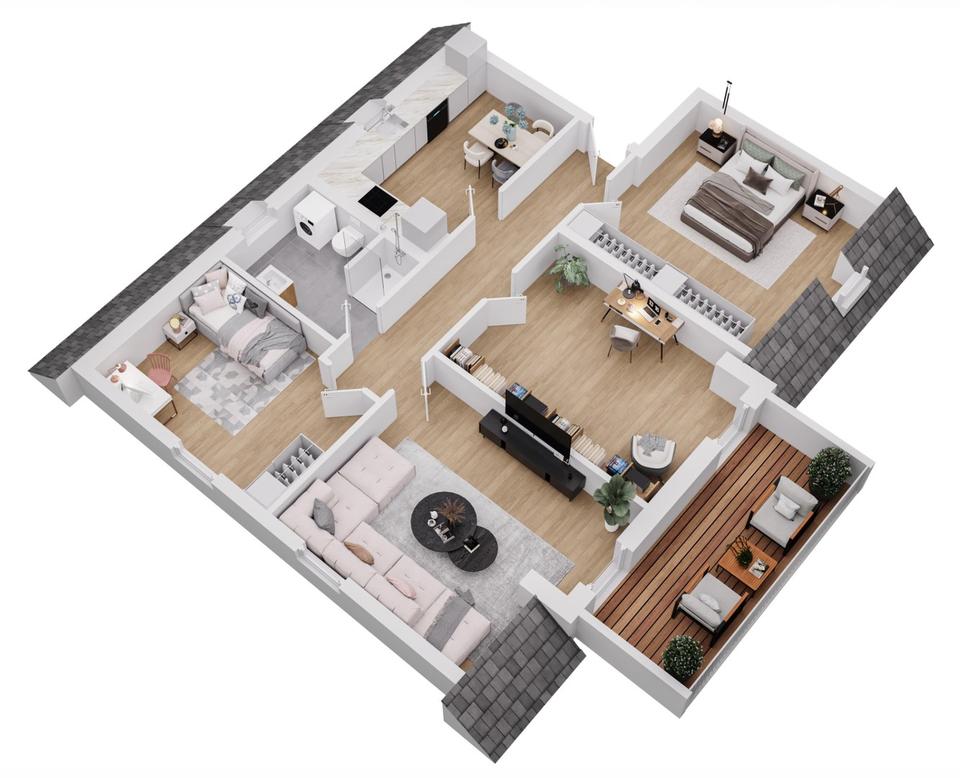 Verkauf - Exklusive 4-Raumwohnung im Dachgeschoss – Bild 8