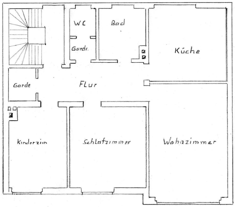 Helle grosszügige 3-Zimmer-Wohnung + Wohnküche + Bad + Gästetoilette, Stadtmitte von Rodalben – Bild 12