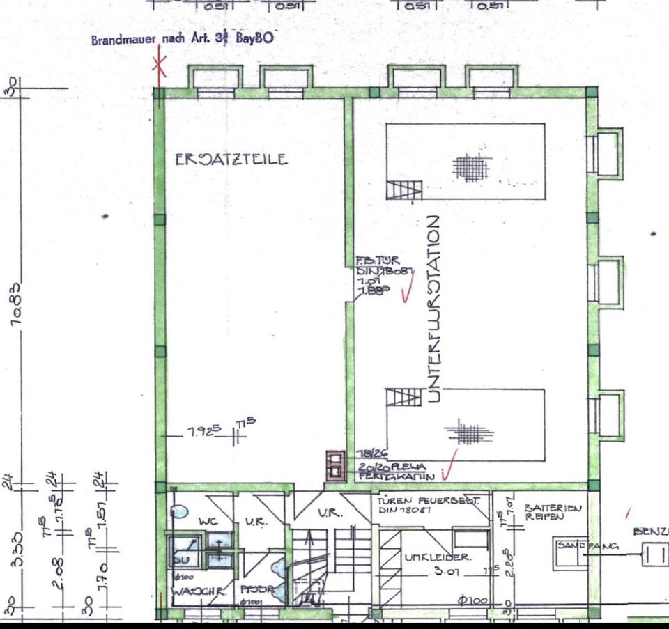 Seltenes Fundstück! Büro + Halle / Werkstatt inkl. Keller/ Lager = ges. ca. 380 m2 in Wörth a.d.I – Bild 7