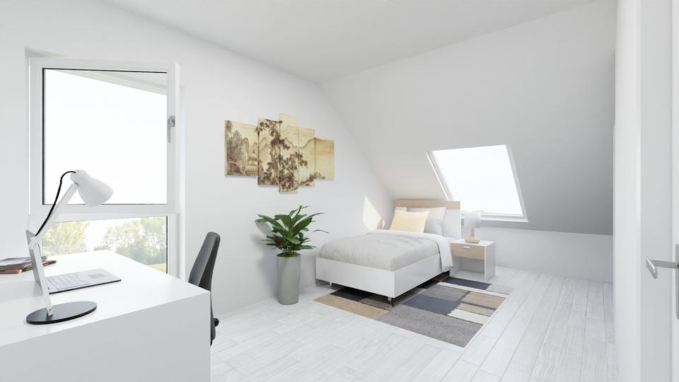 Großzügige 4,5-Zi.-Maisonette in Ergenzingen – Balkon, TG-Stellplatz & Wohnen auf 2 Ebenen – Bild 12