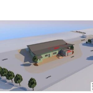 Vielseitig nutzbare Gewerbehalle (ca. 93 m²) mit Rolltor – flexibel nutzbar