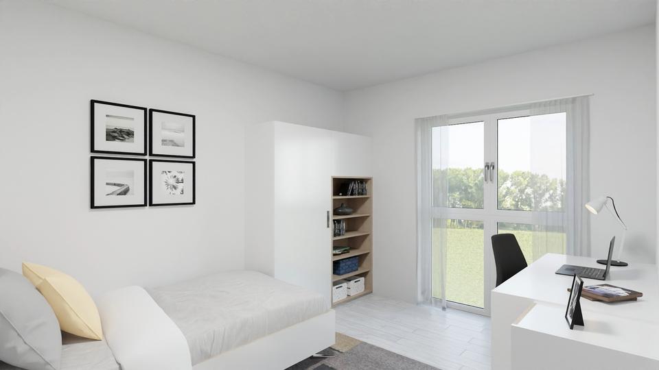 Stilvolle 4,5-Zi.-OG-Wohnung in Ergenzingen – hell, modern, mit Balkon & VVS-Bahnhof in 5 Gehmin. – Bild 8