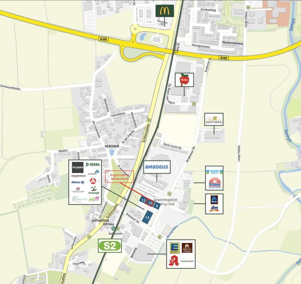 200–800 m² flexibel nutzbare Erdgeschossfläche im Gewerbepark Erding-Süd – Bild 9