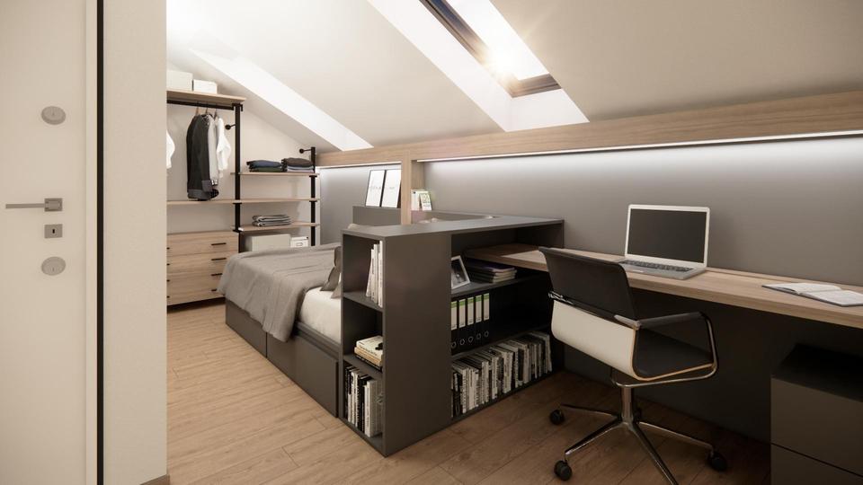 Eichstätt: Möbliertes Studentenapartment im sanierten Dachgeschoss – nur für Studierende, Uninähe