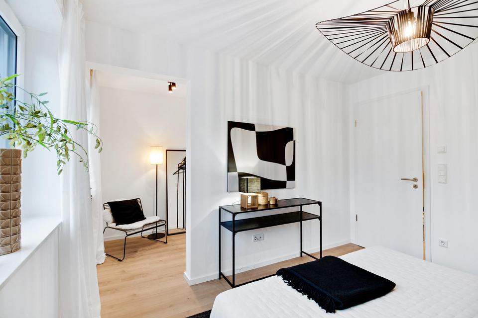 Nachhaltigkeit trifft auf Wohnkomfort! Erdgeschosswohnung mit Garten, KFW 40 NH Standard