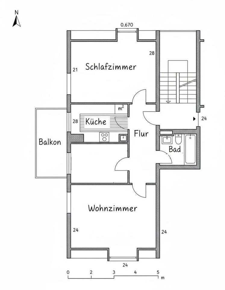 3-Zimmer-Dachgeschosswohnung mit Gartenanteil in Heilbronn Neckargartach – Bild 23