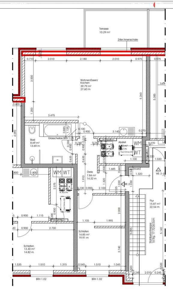 Neuwertige 2-Zimmer Erdgeschosswohnung mit Einbauküche + Garten – Bild 17