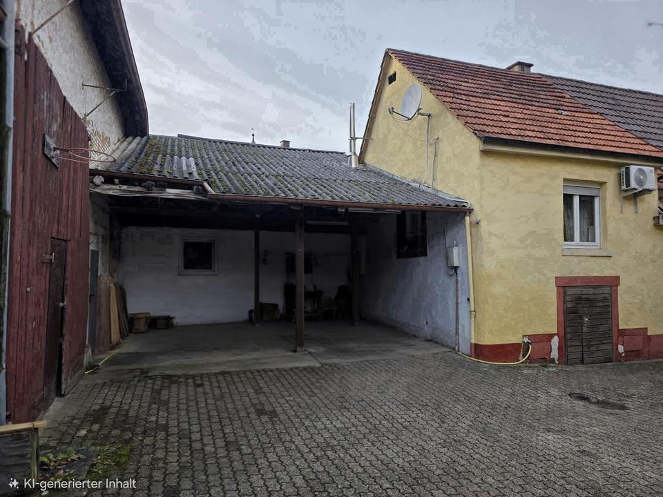 Vermietetes Einfamilienhaus mit Nebengebäuden in Bruchsal-Helmsheim ***PROVISIONSFREI*** – Bild 4