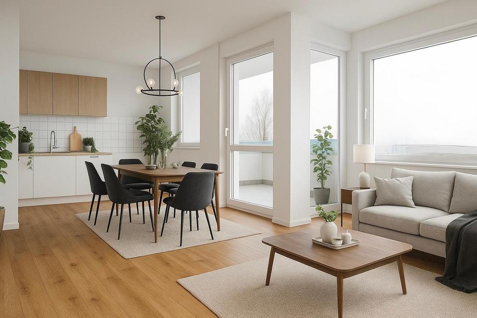 Stilvolle 2-Zimmer-Wohnung mit Balkon und Weitblick – modern renoviert und provisionsfrei