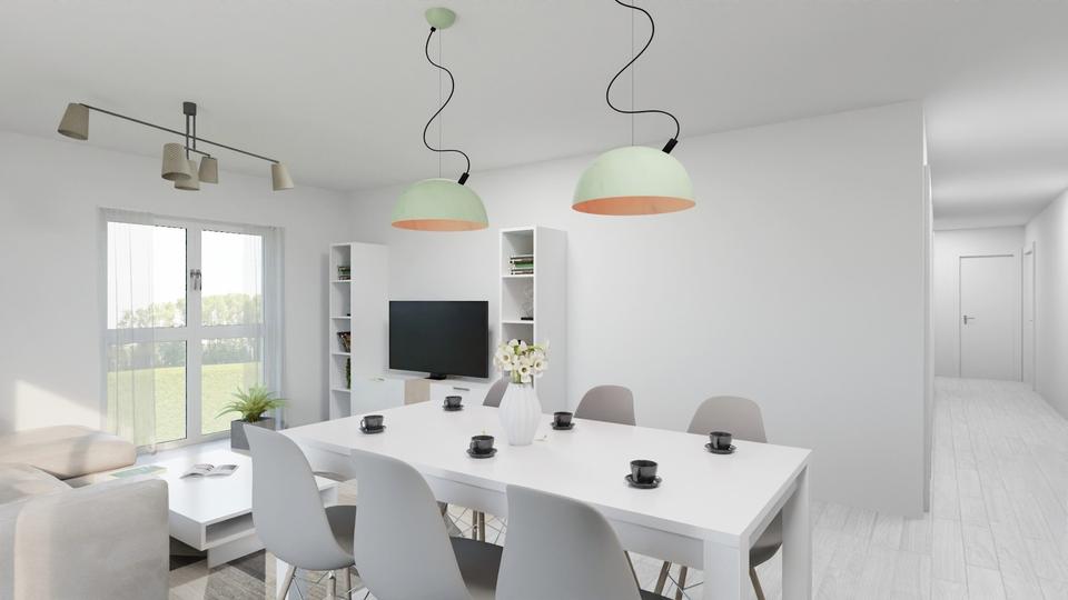 Stilvolle 4,5-Zi.-OG-Wohnung in Ergenzingen – hell, modern, mit Balkon & VVS-Bahnhof in 5 Gehmin. – Bild 3