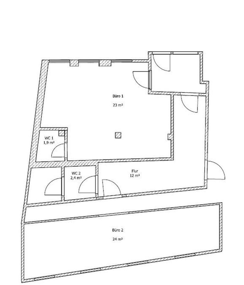 Büro / Lager / Studio - Erdgeschoß in zentraler Lage in Oederan zu vermieten – Bild 7
