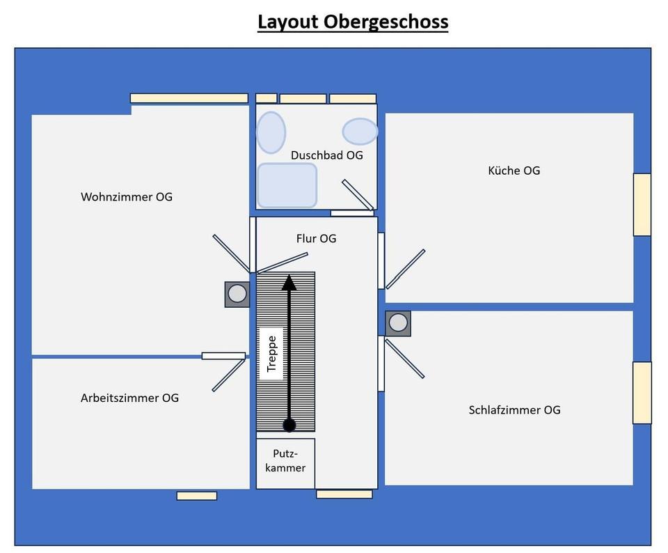 Wohnen auf Zeit - Möblierte und voll ausgestattet 3-Zimmer-Wohnung – Bild 23