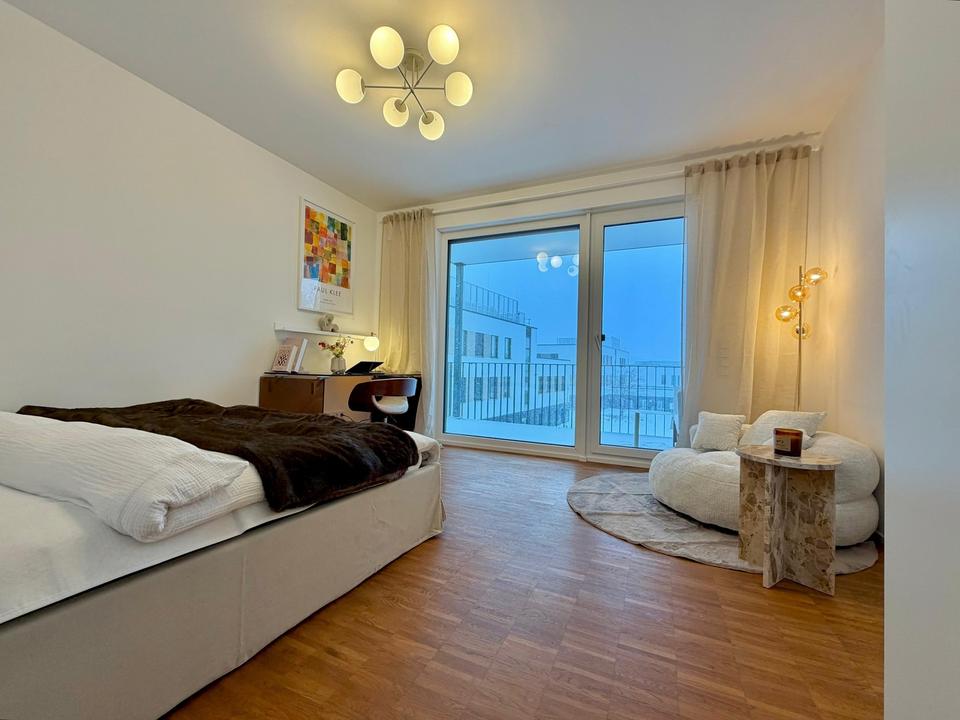 All-Inclusive-Miete: Vollmöbliertes WG-Zimmer mit exklusivem Balkon & Aufzug in Neubau-Siedlung! – Bild 14