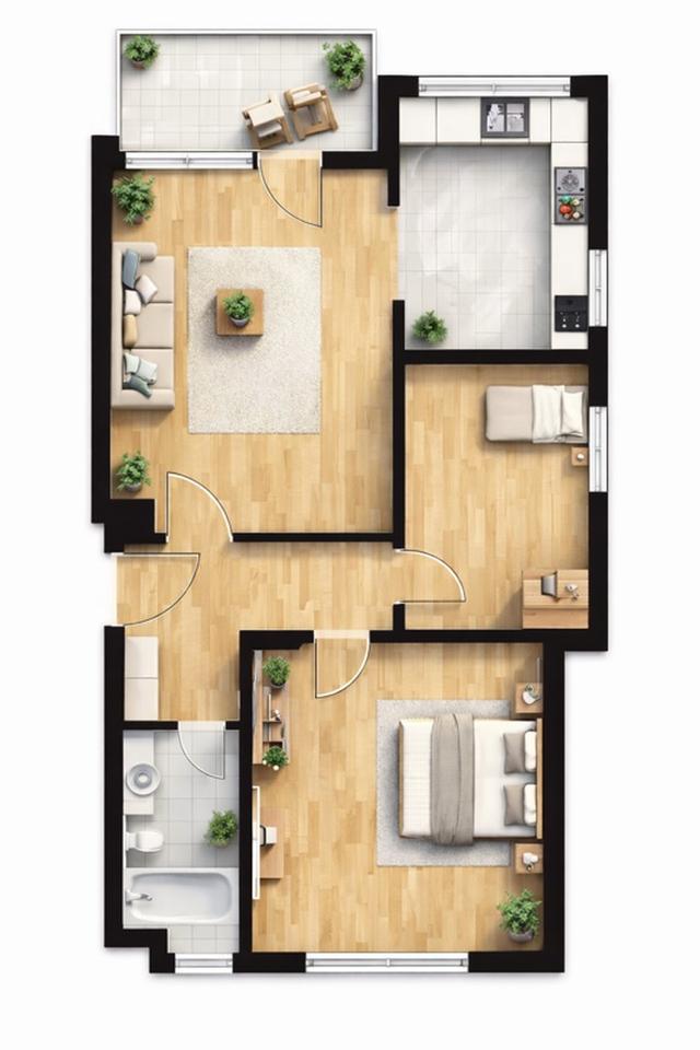 Sanierte 3-Zimmer-Eigentumswohnung mit Gartenoption in Oberursel Weißkirchen – Bild 10