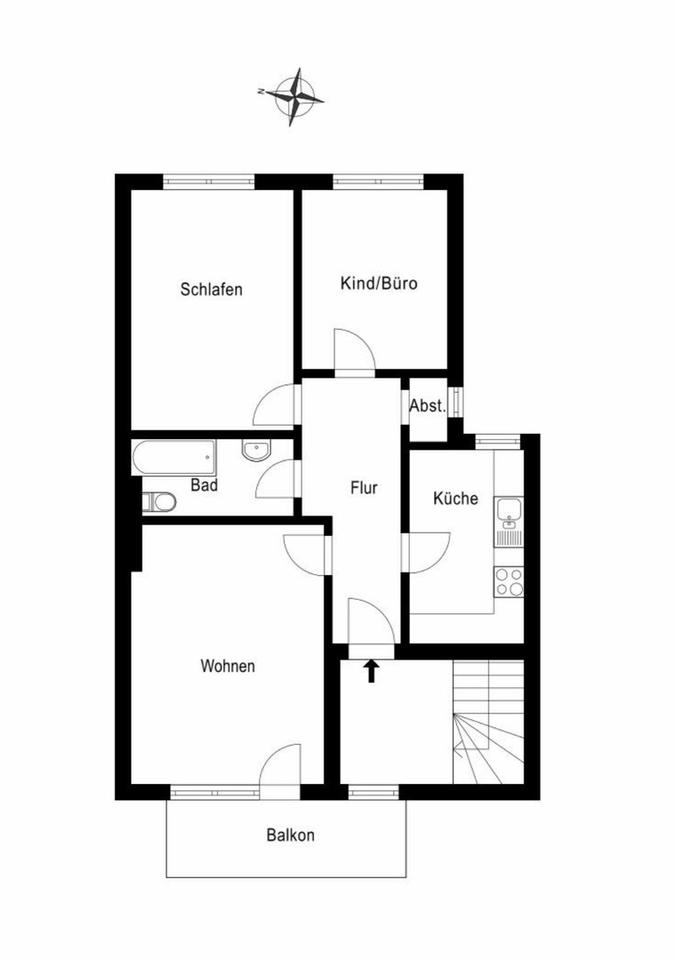 Attraktive Kapitalanlage: Luxussanierte 3-Zimmer-Wohnung mit Balkon in Eilbek – Bild 13