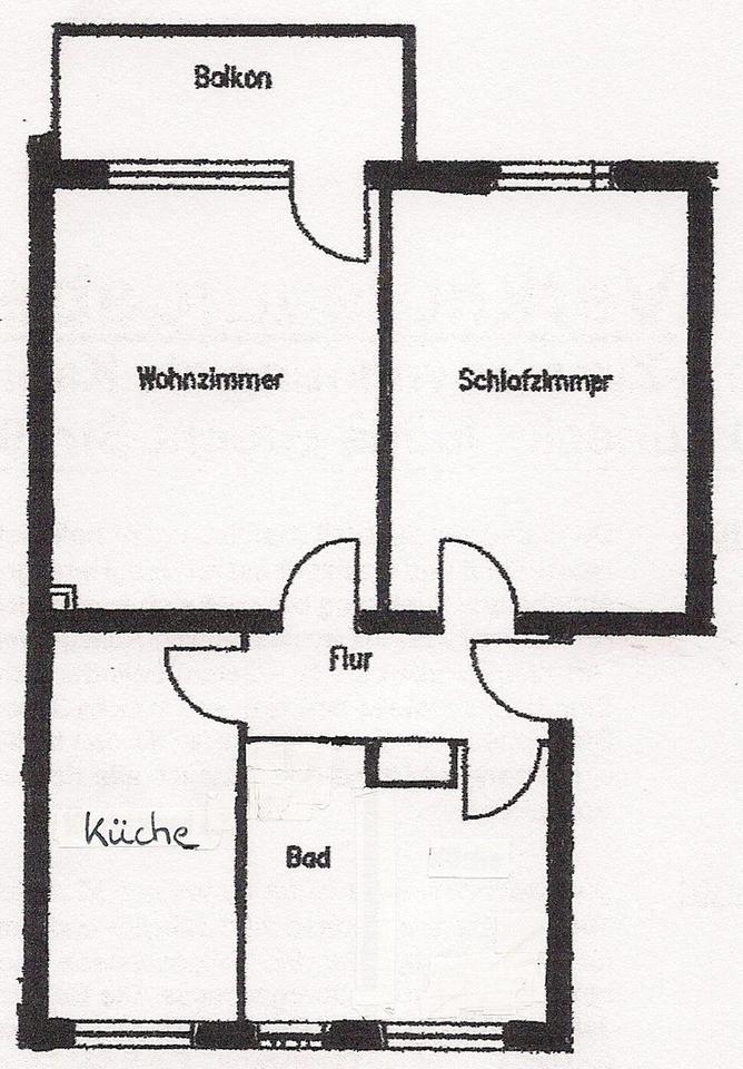 Sehr schöne, gut geschnittene und ruhige 2-Zimmer-Wohnung mit Balkon in St. Jürgen – Bild 22