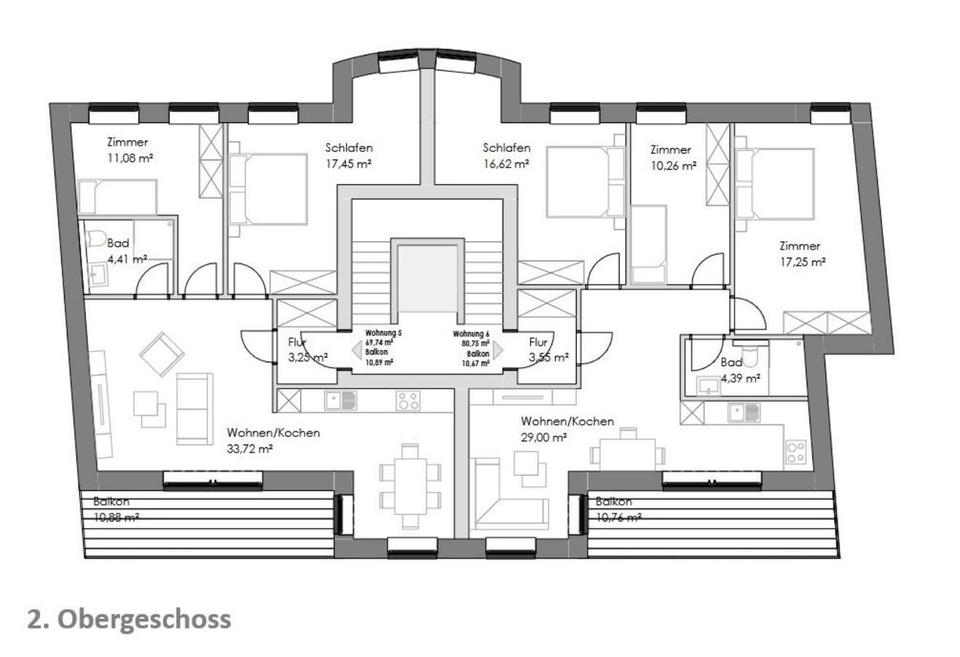 !Preisreduktion! Neubau Penthouse mit 2 Dachterrassen in den Pagodenhöfen – Bild 11