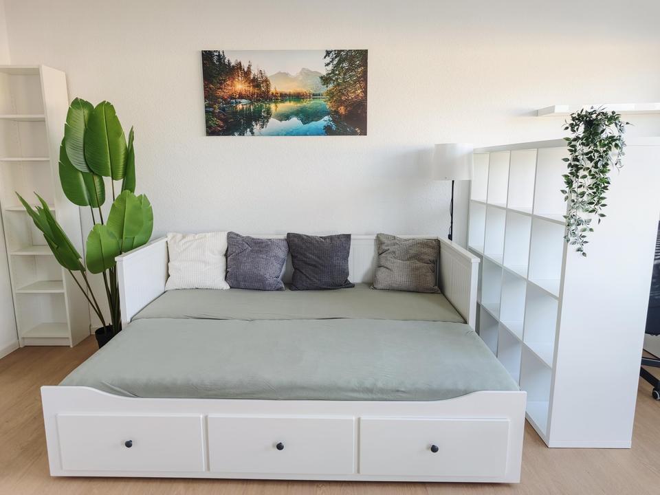 Sofort verfügbar: Sanierte, möblierte 1-Zimmer-Wohnung mit Balkon in Mannheimer Bestlage – Bild 5